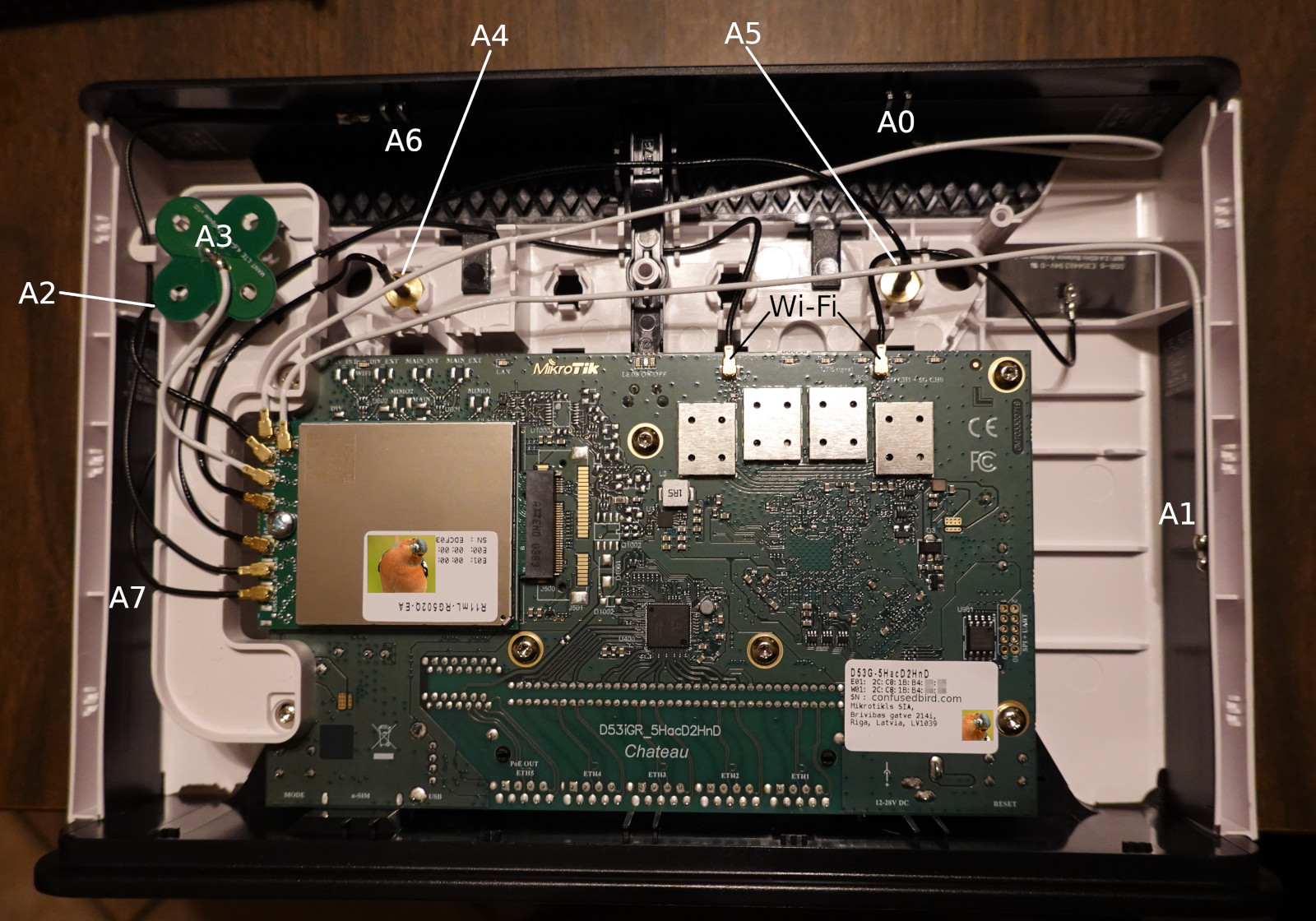 U.FL LTE Module Connection Wiring